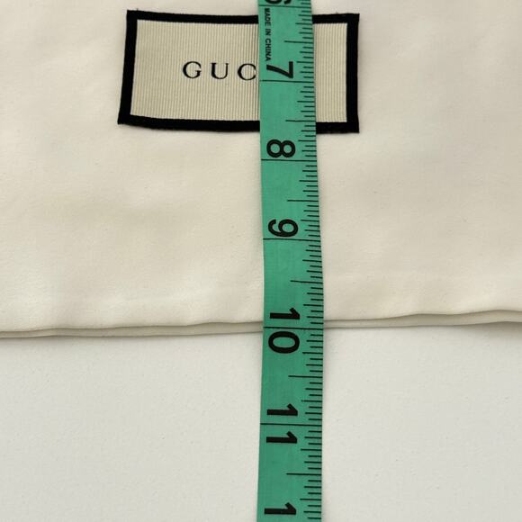 Gucci Satin Storage Cloth Drawstring Dust Bag Lot Of 2 Designer Luxury Logo - Picture 5 of 6
